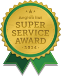 Angies List 2013 and 2014 Super Service Award Winner